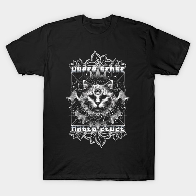 Occult Cat | Spiritual Cat | Spectral Cat T-Shirt by TheDensityLab